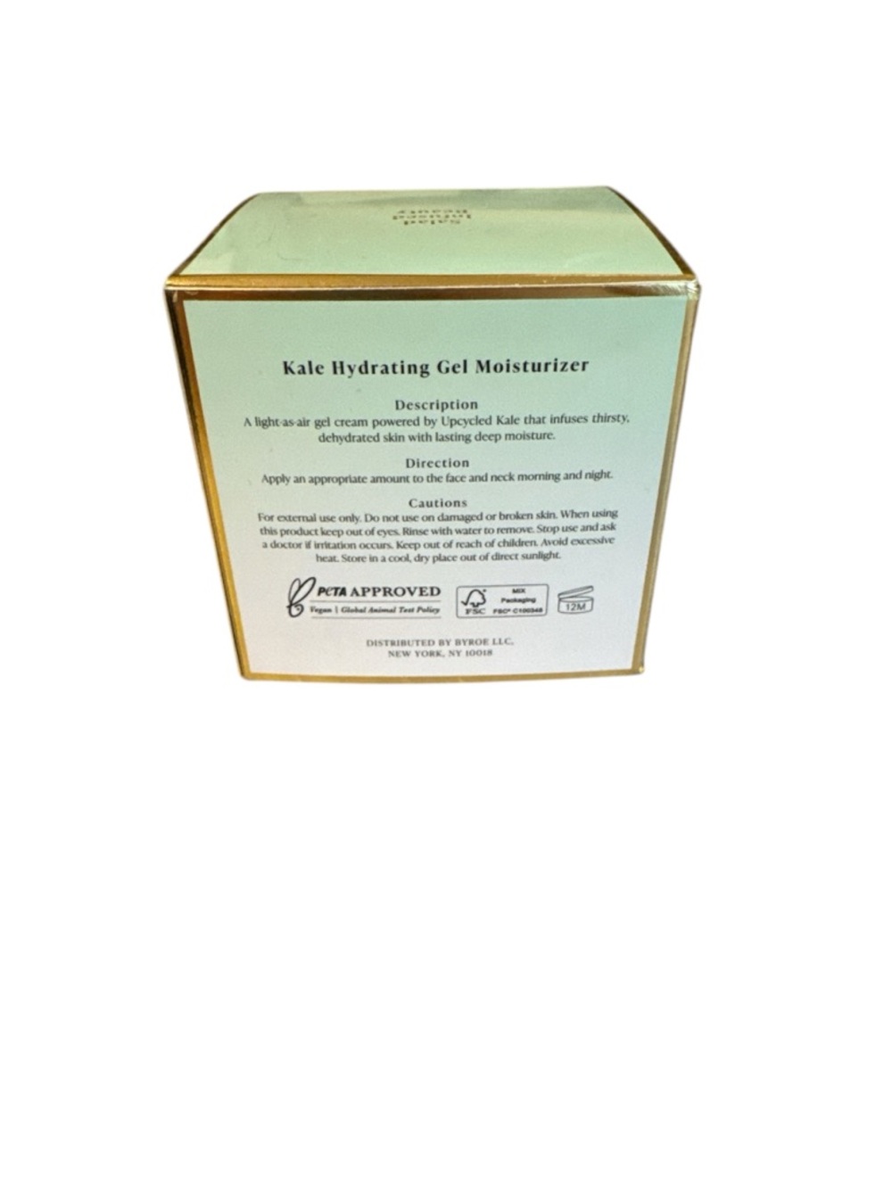 Byroe New York Kale Hydrating Gel Moisturizer – Green - Picture 5 of 5